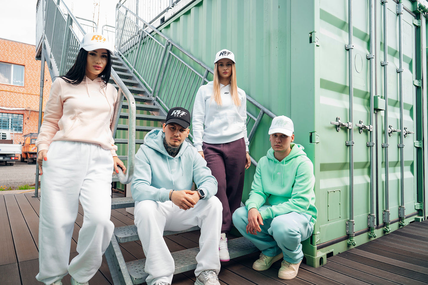 RYF Hat White w/ Light Purple Logo