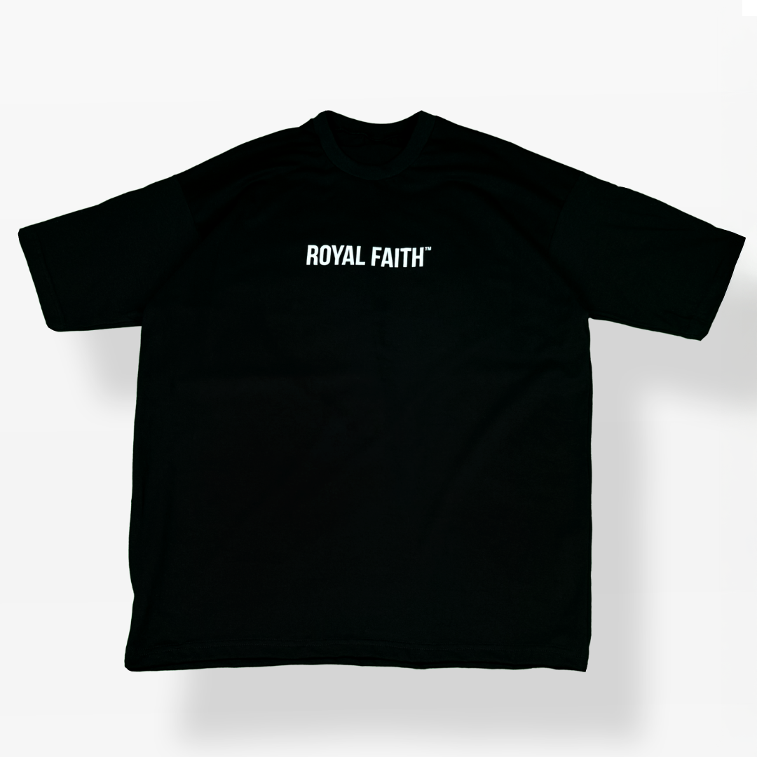 RF Astro - Mid Oversize Black T-Shirt Woman