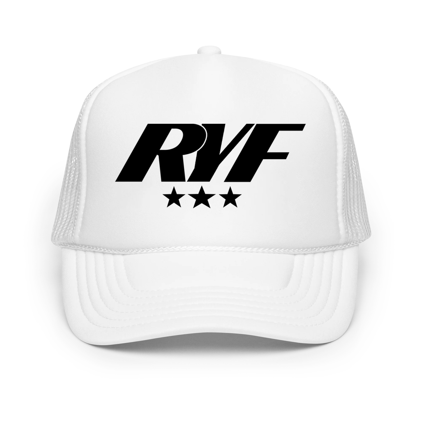 RYF Hat White w/ Black Logo